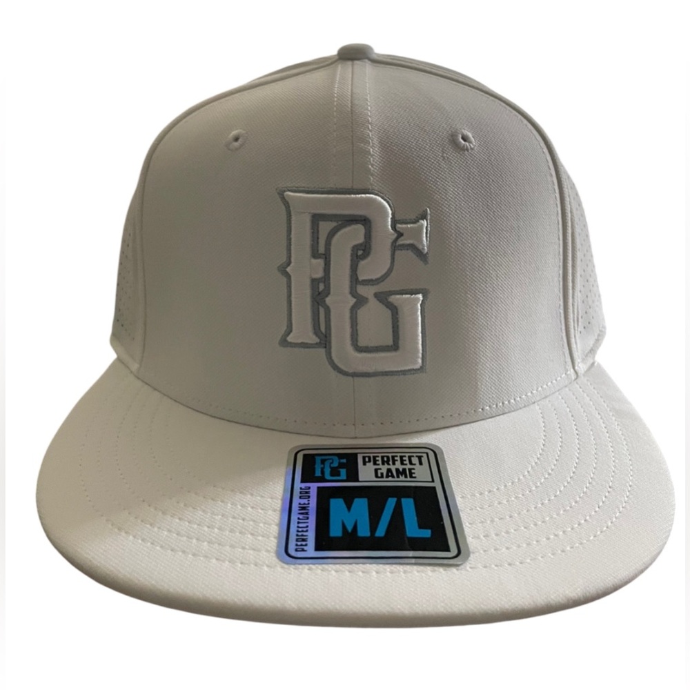 M/L White Perfect Game Hoffman Outline Cap
